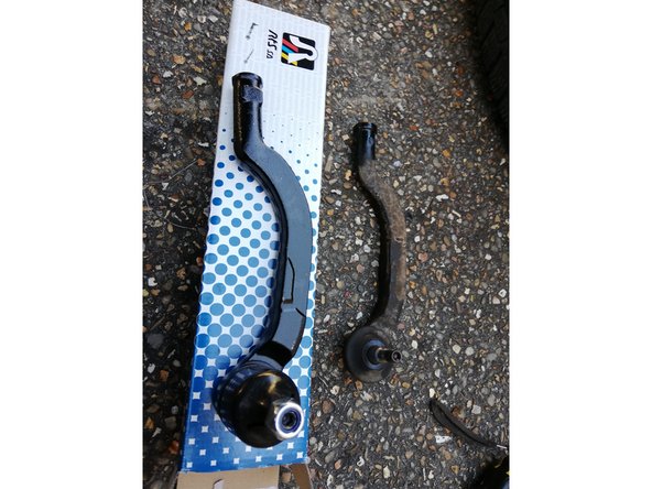 
Compare old and new steering knuckle
