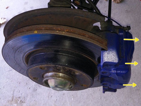 Retirer l'étrier de son support