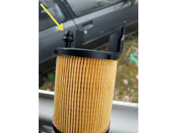 il y a un orifice dans le porte-filtre