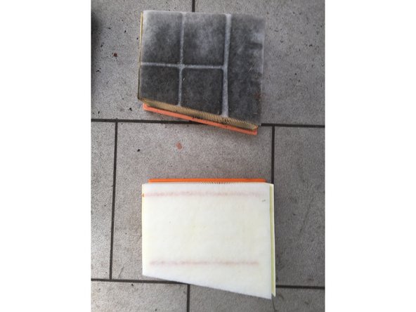 Vérifier la correspondance entre l'ancien et le nouveau filtre à air