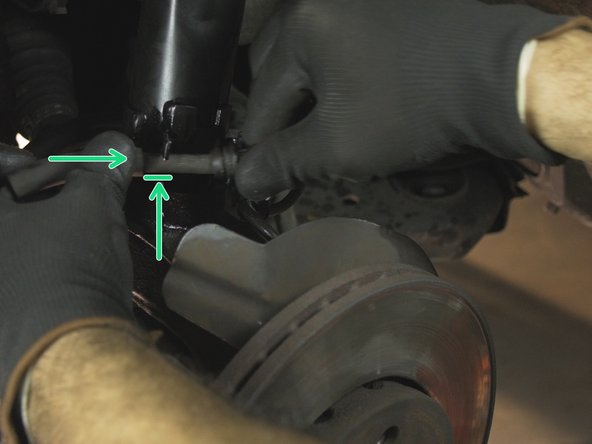 Replacer la pâte de fixation du flexible de frein