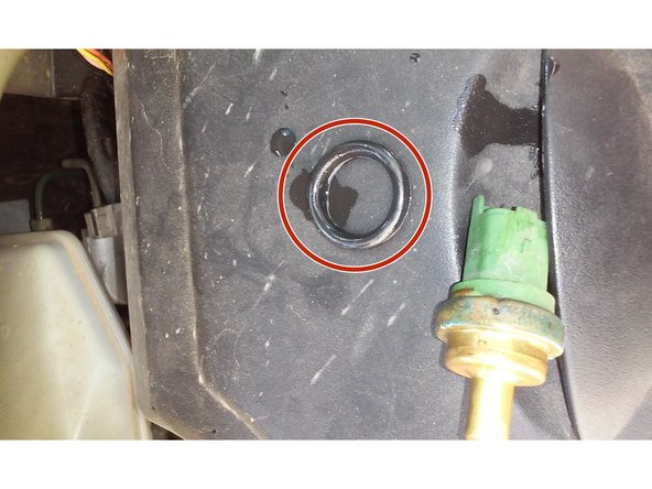 Une fois l'ancien joint récupérer