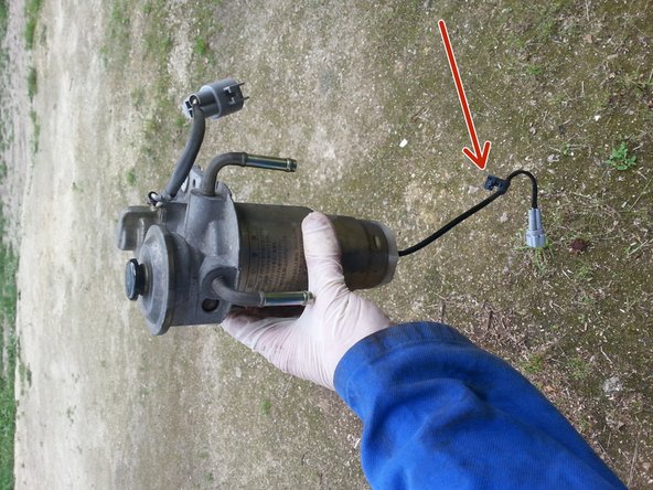 Enlever le filtre (avec son support)