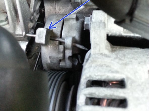 vérifier que la courroie est bien à sa place partout