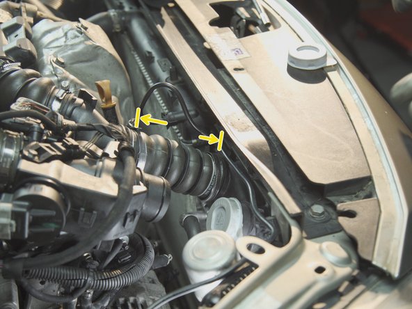 Replacer les durites en les emboîtant