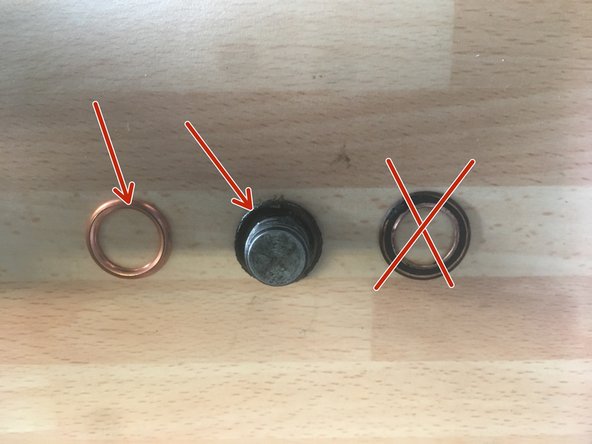 Remplacer le joint du bouchon de vidange