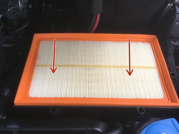 Installer le nouveau filtre à air