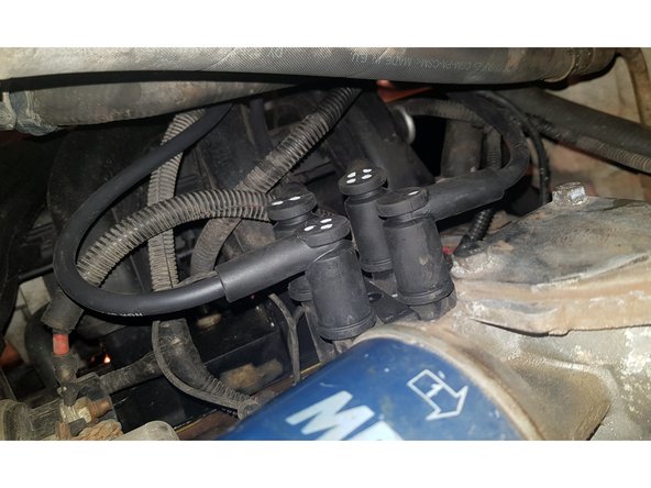 J'ai noté les têtes en fonction du cylindre et non pas en fonction de l'ordre de montage. On peut donc lire 2;4;3;1 ce qui correspond aux chiffres notés sur la bobine.