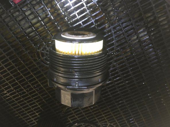 Monter le nouveau filtre à huile