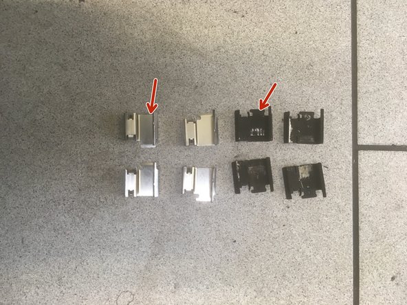 Remplacer les entretoise si celle ci sont fournie avec les nouvelles plaquettes