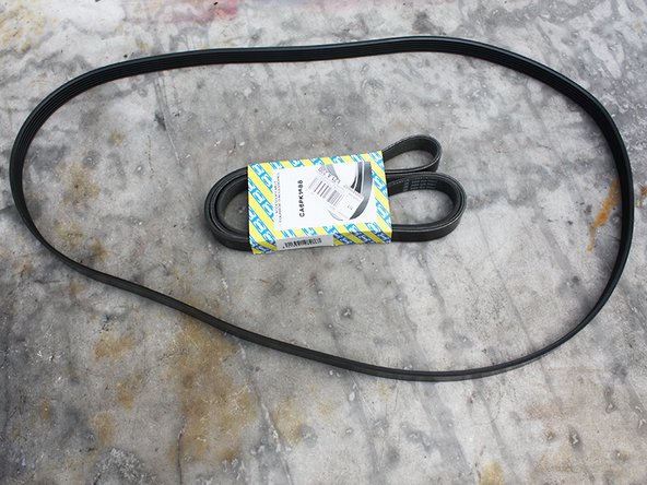 Contrôler que la longueur de  la courroie neuve soit identique à l'ancienne.