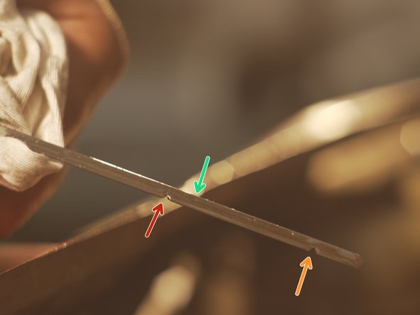 
Pull the dipstick out again to check the new oil level
