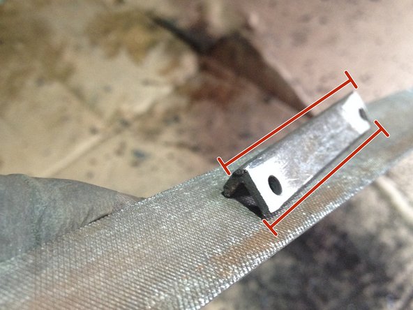 
Clean the column, with a file, correct the edges if they are damaged.
