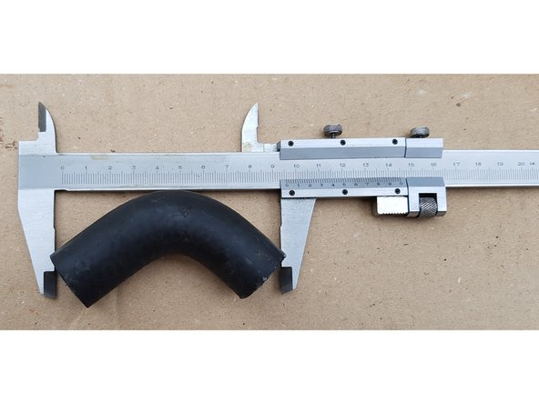 J'ai retiré un morceau de 100mm.