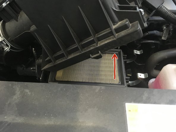 Retirer le filtre à air