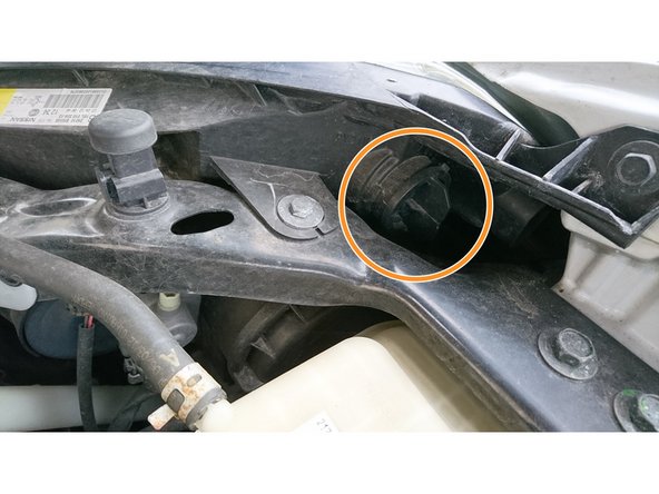 Localiser le support de feu clignotant