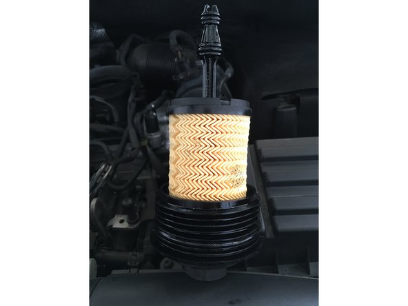 Vérifier que le nouveau filtre à huile corresponde à l'ancien