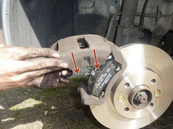 Remettre en place l’etrier