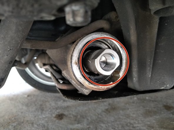 
Locate the thread where to screw the ball joint
