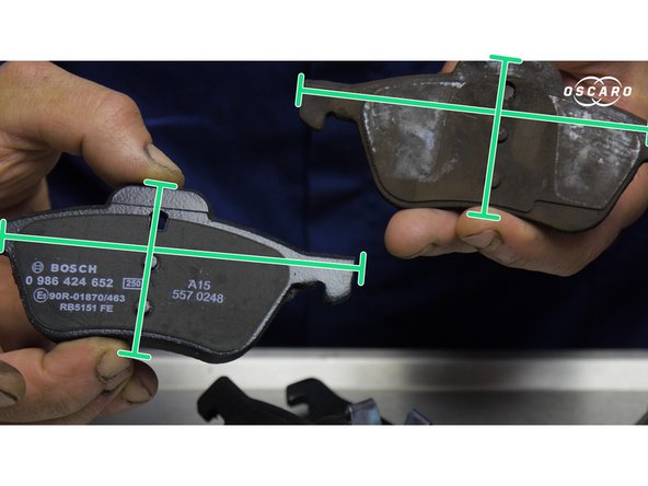 Vérifier particulièrement le système d'accroche pour les plaquettes d'étriers