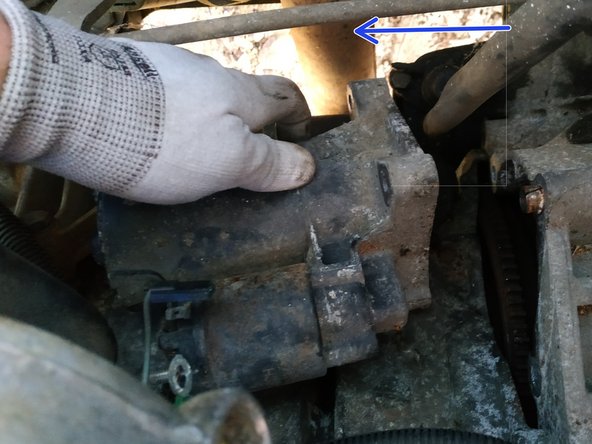 retirer le démarreur