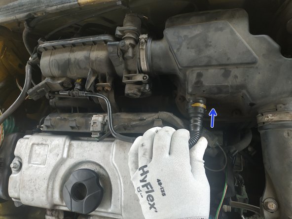 
then the one that goes to the air filter
