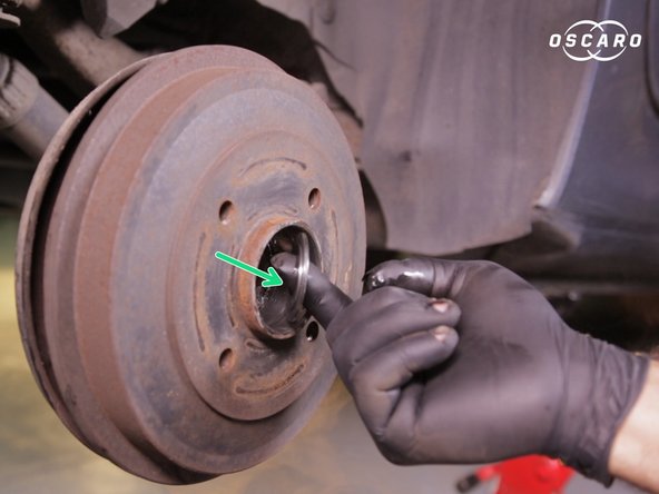 Récupérer la rondelle qui se trouvait derrière l'écrou