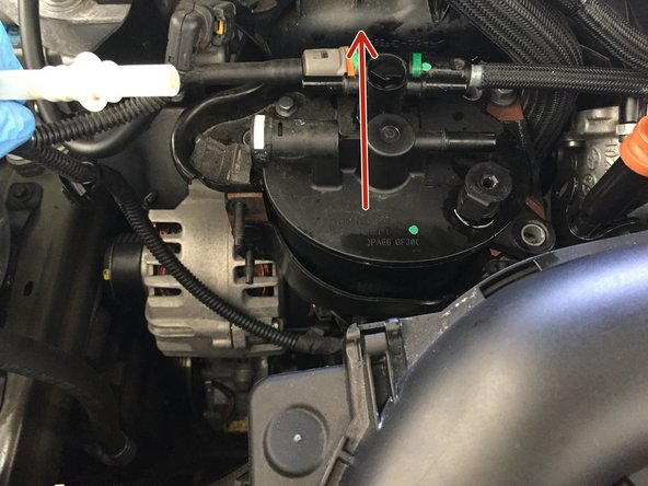Retirer le filtre à carburant