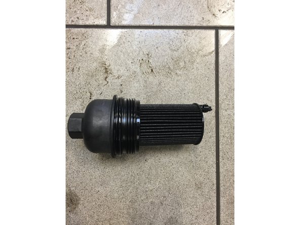 Retirer la cartouche du filtre à huile