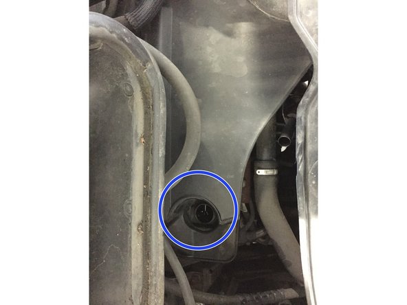 Verser l'huile dans le moteur par l'orifice de remplissage