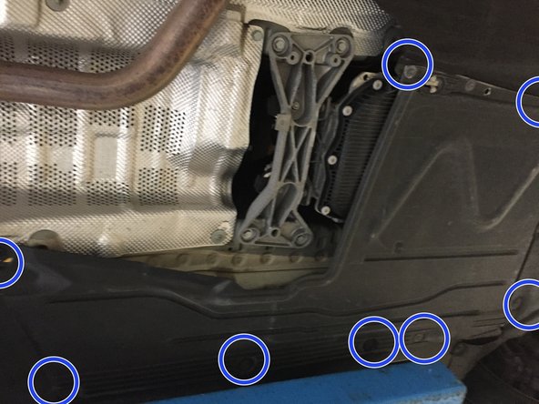 Remettre la plaque sous moteur