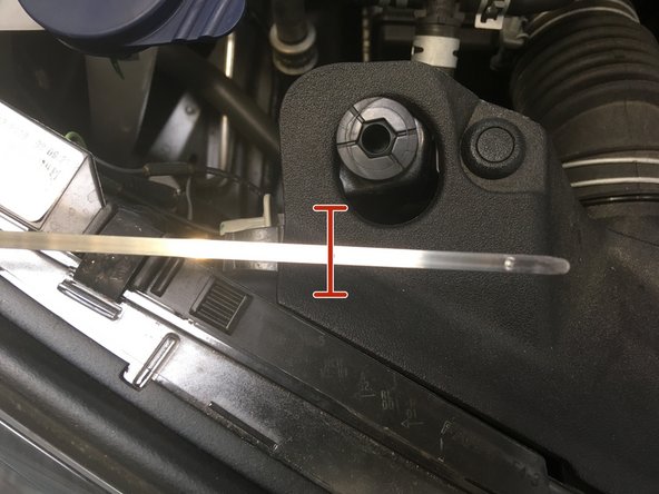 Remettre la jauge et le bouchon