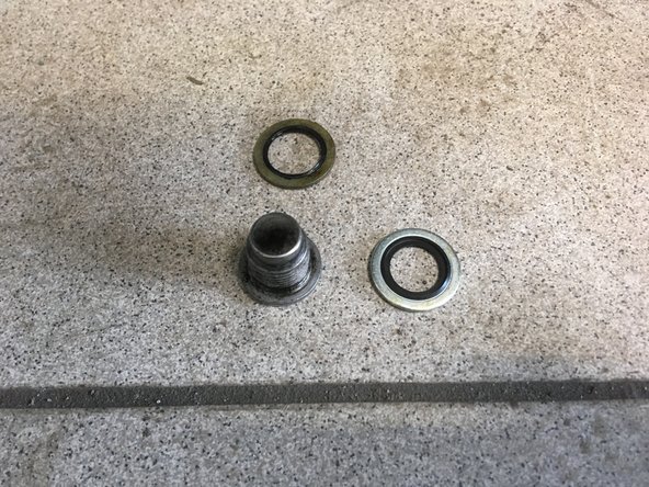 Remplacer le joint du bouchon de vidange