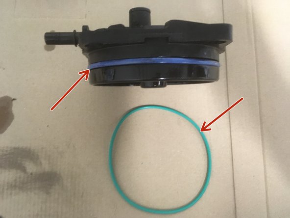 
Replace the fuel filter gasket
