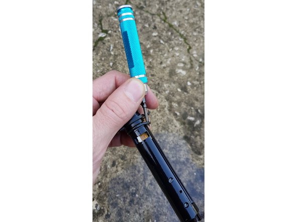 Utilisez un petit tournevis plat pour retirer le joint.