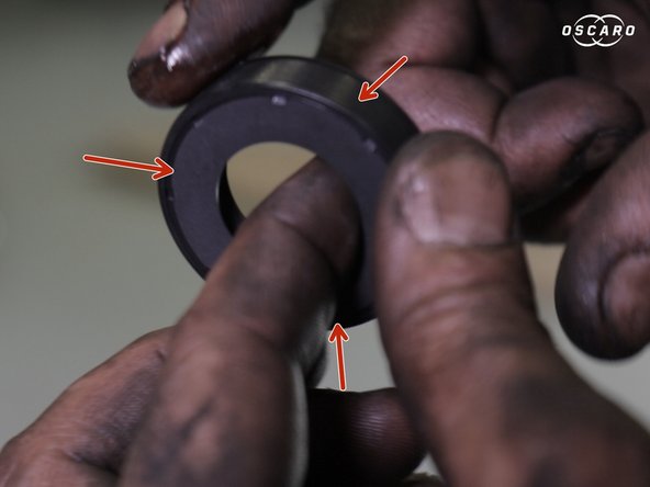 Lubrifier le joint avec de l'huile