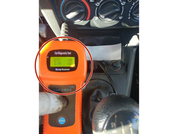 Il vous faudra effacer le défaut (si vous en aviez un) à l'aide de l'outil diagnostic