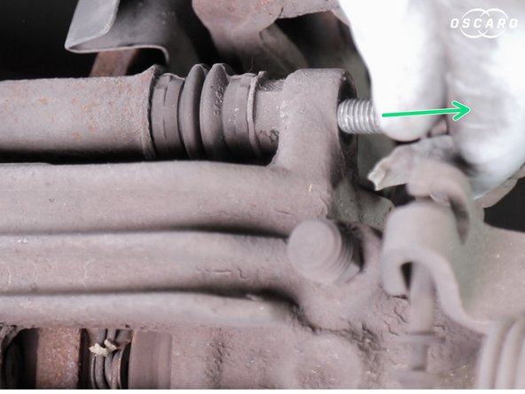 Retirer les deux vis de l’étrier