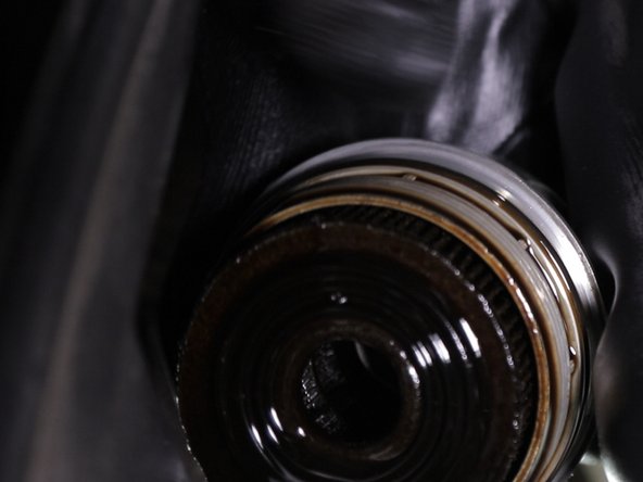 Dévisser puis retirer la cloche du filtre à huile de son emplacement