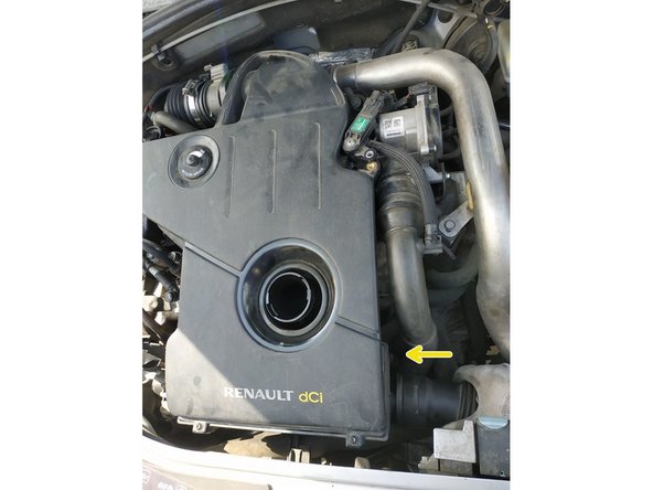 repositionner le manchon d'air