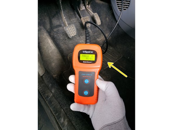 lire les défauts avec l'outil diagnostic