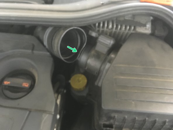 Rebrancher la durite d'air