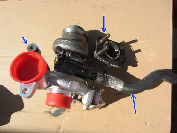 
Reassembly of hose, torx screws and studs
