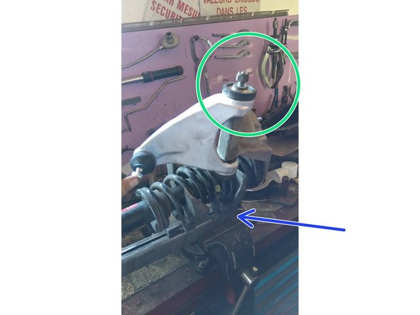 Dépose de l'ensemble sur un établi