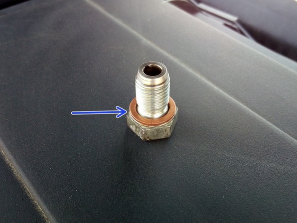 Remplacer le joint en cuivre du bouchon de carter