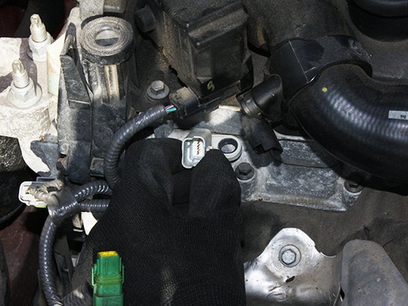 Extraire le capteur en le faisant glisser sur le coté.