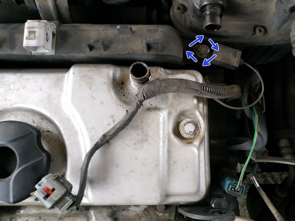 
put the suppressor in place and screw the retaining nut, 10mm wrench
