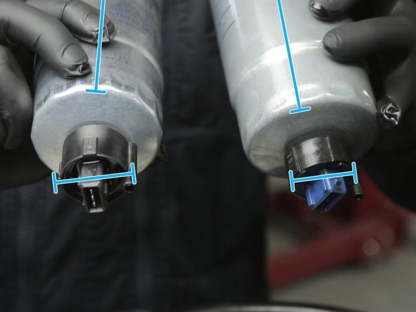 Comparer les dimensions du nouveau filtre avec l'ancien