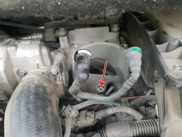 Replacer le filtre et porte filtre en veillant à bien placer la tige dans le trou en partie basse.