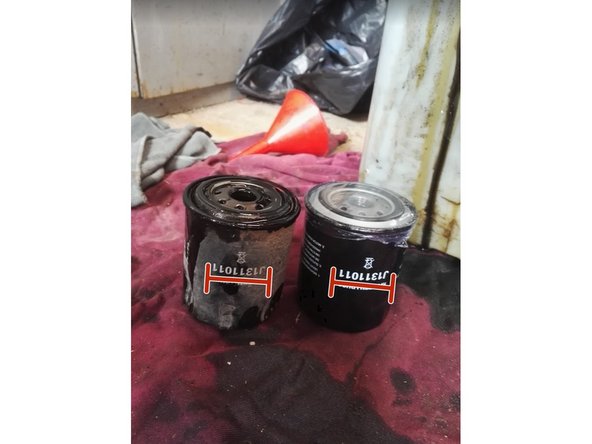 Vérifiez que les filtres à huile soient identiques